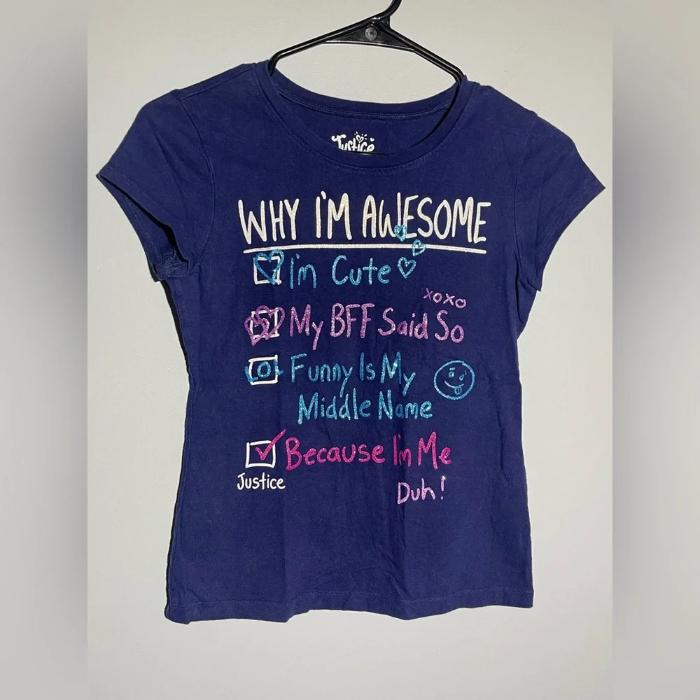 Justice Kids' Graphic Tee’s (3 Pack)